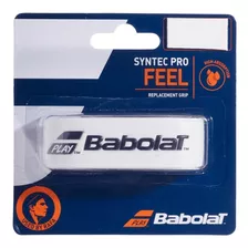 Grip Tenis Babolat Syntec Pro Feel Color Blanco Grip Base Absorbente Raqueta Mango Sensación Adherente