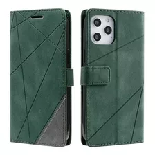 Funda Tarjetero Retro Para iPhone De Piel Pu Alta Calidad