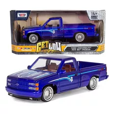 Motormax 1:24 1992 Chevrolet 454 Ss Pickup Get Low Azul