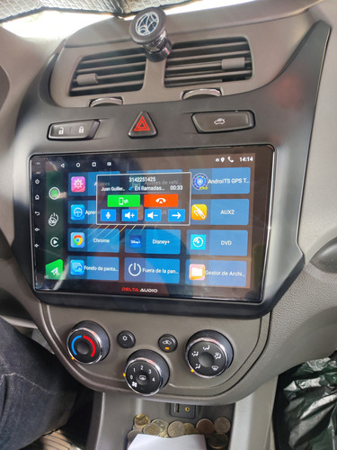 Radio Android Chevrolet Cobalt 9 Pulgadas 4+64gb Carplay Cam Foto 5