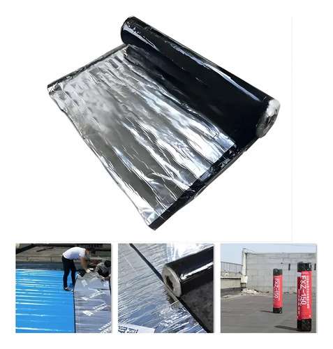 Cinta Sellador Butilo Techo Gotera Impermeable 100mm X 10m Negro Cinta Impermeable 5