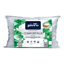 Almohada Piero Comfort Plus Suave 70 X 50 Color Blanco