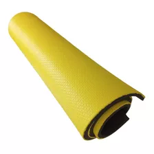 Colchonete Yoga Pilates Fitness Ginastica 1m X 50cm X 10mm Cor Amarelo