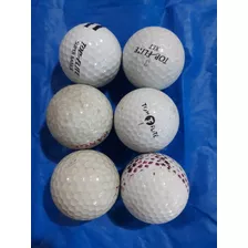 Bola De Golfe Usadas Treino Kit Com 6 Unidades Diversas