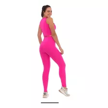 Calça Legging Rosa Chiclete Fitness Coleção Barbie Colors