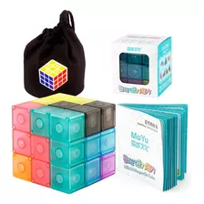 Cubo Moyu Luban Magnetic 3x3x3 Bloques Tetris 3d + Estuche 