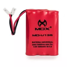 Bateria Para Telefone Sem Fio 3.6v 600 Mah - Mox Mo-u135