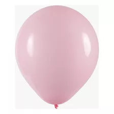 Balão Redondo Profissional Liso - Cores - 9 23cm - 50 Un. Cor Rosa-claro