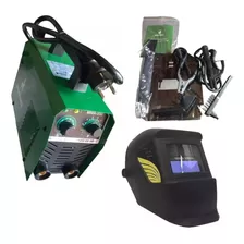 Soldadora Inverter 200 Amper Con Sus Accesorios+casco- Hnt