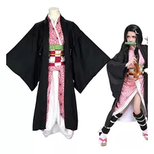 Traje De Cosplay Kamado Nezuko Para Crianças E Adultos