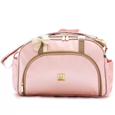 Bolsa Maternidade Grande Bebe Menina Menino Enxoval Miellu Cor Rosé