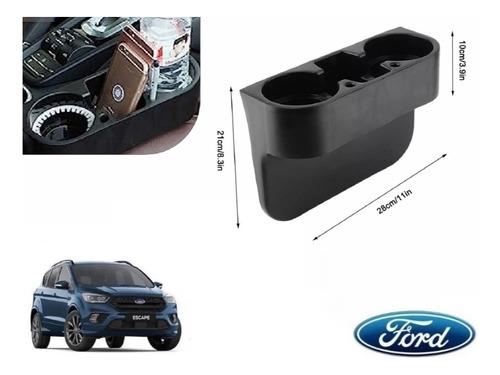 Porta Vasos Con Porta Celular Ford Escape 2018 Foto 3