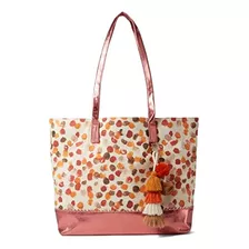 Hobo Shopper Tote Dots Tela Estampada Talla Única