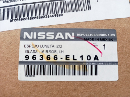 Luna Izquierda Original Nissan Tiida 2007-2018 Foto 3