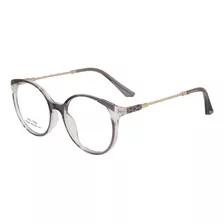 Óculos P/grau Armação Tr90 Metal Geek Novidade Luxo Estiloso