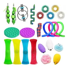 24pcs Stress Relief Toys Pop Bubble Brinquedos Para Crianças