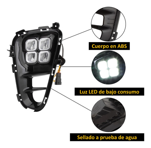 Luces Drl Tipo Exploradora Kia Picanto 2018-2023 Foto 7