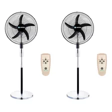 Combo X2 Ventilador De Pie 20 Pulgadas Vitta Control Remoto