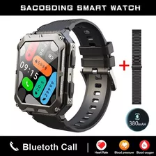 Smartwatch Militar Impermeável Para Esportes Ao Ar Livre Blu