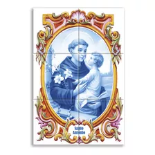 Imagens De Santo Antonio Quadro 100%azulejo Estilo Portugues