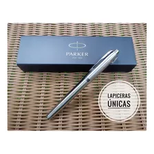 Roller Parker Im Ss Ct C/ Detalles Cromados Personalizado Color De La Tinta Negro Color Del Exterior Stainless Steel