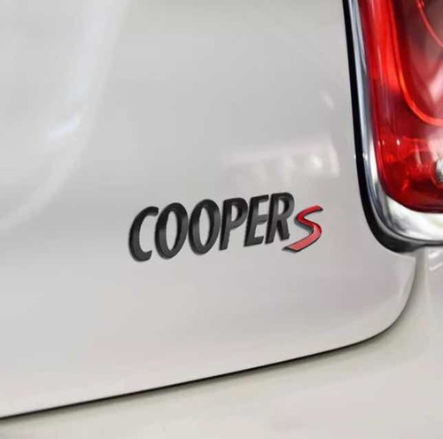 Emblema Mini Cooper S Negro / Rojo 2022 2021 2020 2019 2018 Foto 2