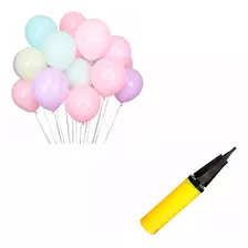 50 Unidades - Balões Bexiga Candy Colors - N°9 - Mais Bomba