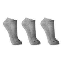 Meia Cano Curto Algodão Ted Socks Cinza 1500-2