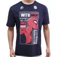 Polo Marvel Spiderman - Hombre Araña (brilla En Oscuridad)