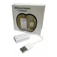 Tarjeta Sonido De Audio Usb 2.0 Con Cable Virtual 7.1