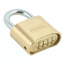 Candado De Combinación Numérica Master Lock 175d Color Dorado