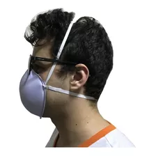 Kit 10 Máscaras Eva E Tecido Para Proteção Respiratória