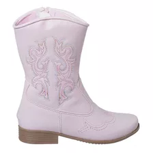 Bota Texana Infantil Feminina Country Rodeio Confortável