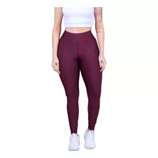 Calça Legging Feminina Preta Grossa Dia A Dia Valor De Ataca