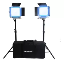 Dracast Kit De Luz Diurna Led500 Serie X, Paquete De 2 Unid.