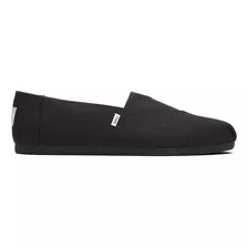 Alpargatas Toms Recycled Cotton Black Hombre