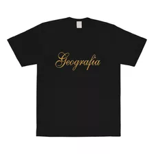 Camiseta Universitária Geografia Malha Fria Formandos 