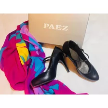 Zapatos Páez Tacos Negro