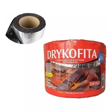 Manta Asfáltica Drykofita Aluminizada Autoadesiva - 10cmx10m