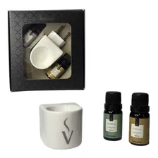 Kit Difusor Aromatizador Com 2 Essências Via Aroma