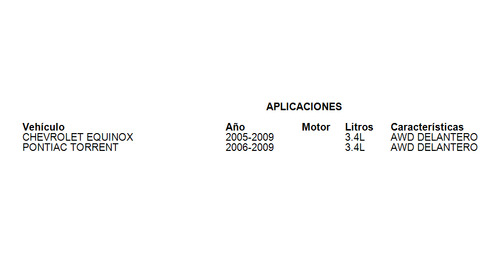 Soporte Caja Delantero Chevrolet Equinox 2005-2009 3.4l Foto 6