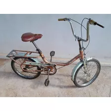 Bicicleta Monark Monareta Aro 20 Anos 70 Antiga Para Restaur
