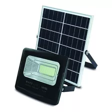 Reflector Led 60w Solar 6500k Negro Ip65 Vkb Color De La Luz Blanco Frío