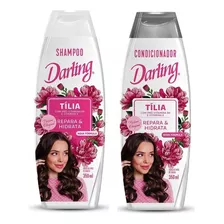 5 Kits Shampoo E Condicionador Darling Tília 350ml