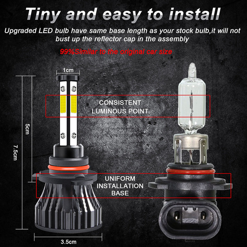 Aaa Kit Led Faros Y Antiniebla Para Mazda Protege5 2002-2003 Foto 4