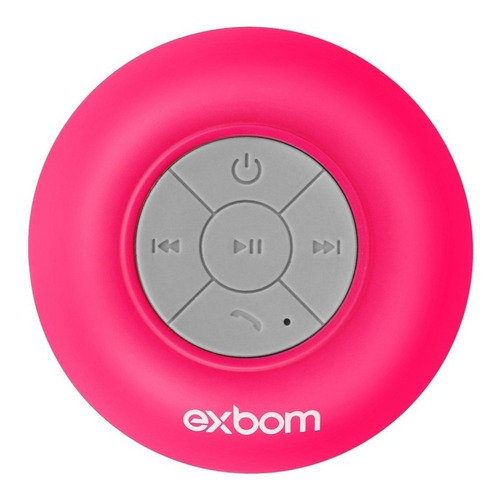 Alto-falante Exbom Cs-a6bt Com Bluetooth Rosa 