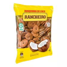 Rosquinha De Coco 100% Vegano Biscoito Rancheiro Pacote 500g