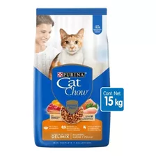 Alimento Cat Chow Defense Plus Gato Adulto Sabor Mix 15kg