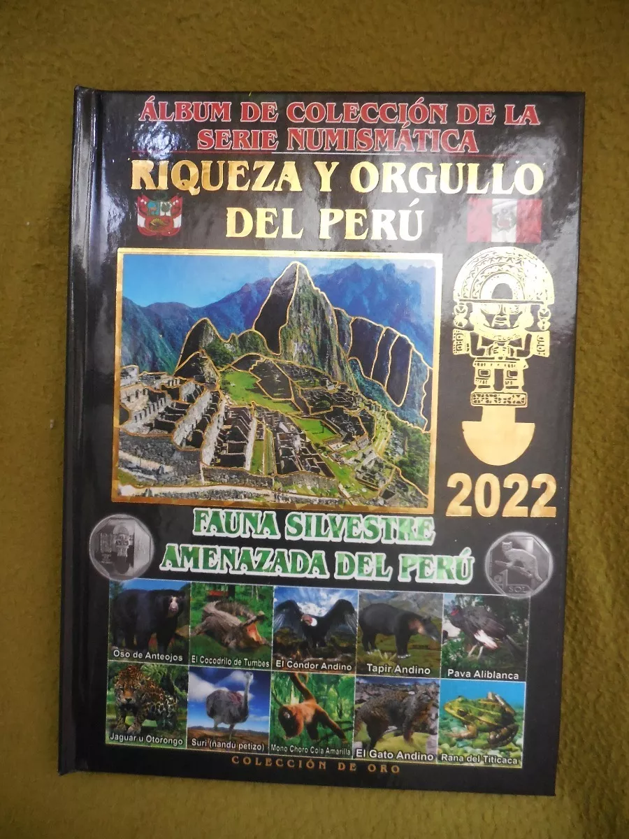 # Álbum De Monedas Riqueza Y Orgullo Perú Y Fauna Silvestre