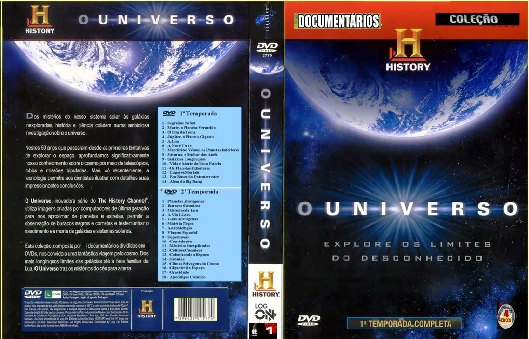 Dvd Documentário  O Universo 7 Temporadas Completo (21dvds)